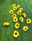 Summer Sunflower Heads – 20pcs Mini Yellow Artificial Silk Flowers for Home, Party, DIY Crafts & Outdoor Decor Floral Arrangements
